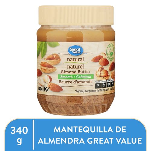 Gv Natural Smooth Almond Butter 340gr