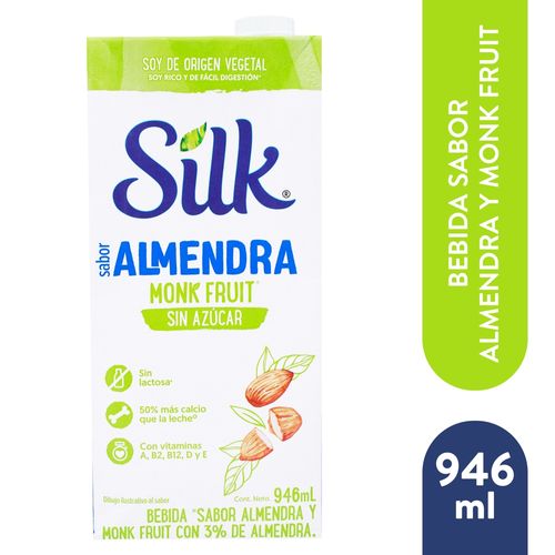 Bebida Silk Almendra Con Monkfruit 946Ml