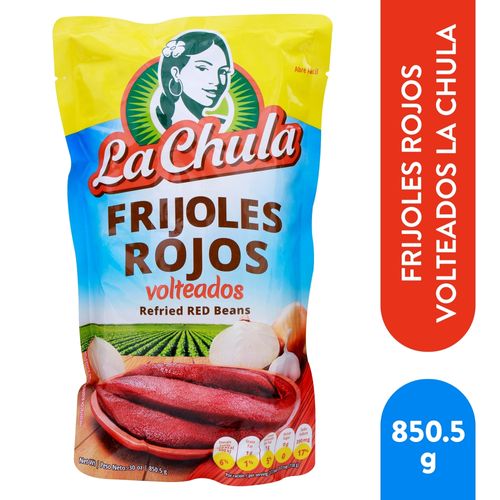 Frijol La Chula Rojo Volteados - 850Gr