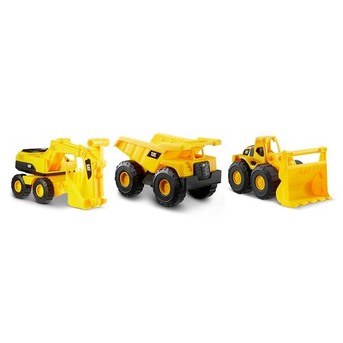 Vehículos Construcción Cat mini pack - 3 Uds