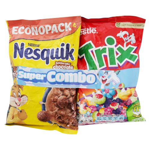 Pk Cereal Nesquik 340 Mas Trix 340 680gr