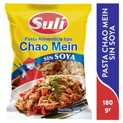 Pasta Suli Chao Mein Sin Soya - 180gr