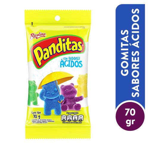 Gomitas Ricolino Panditas Acidas - 70gr