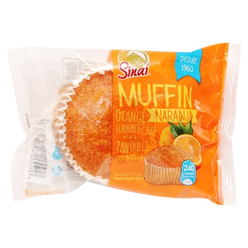 Pan Muffin Naranja 54gr