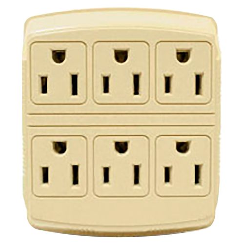 Adaptador Voltage de 6 Entradas