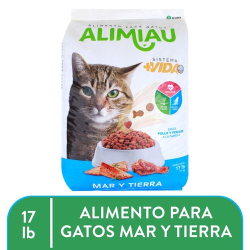 Alim Gatos Alimiau Mar Y Tierra 7700gr