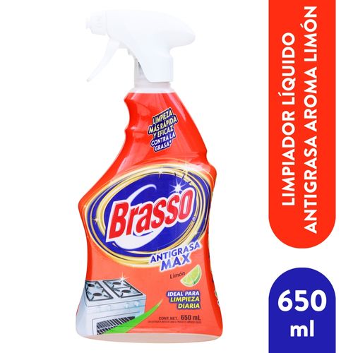 Limpiador Brasso Gold Antigrasa Limón Rociador -650ml