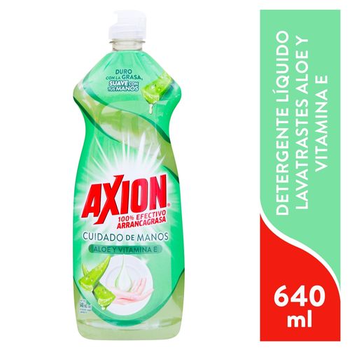 Lavaplatos Líquido Axión Toque De Crema Aloe Y Vitamina E - 640ml