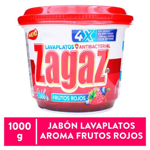 Lavaplatos Zagaz Ab Frutos Rojos 1000gr