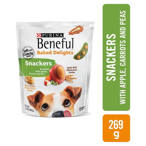 Snack Perro Adulto Purina Beneful Baked Delights Snackers 269 g