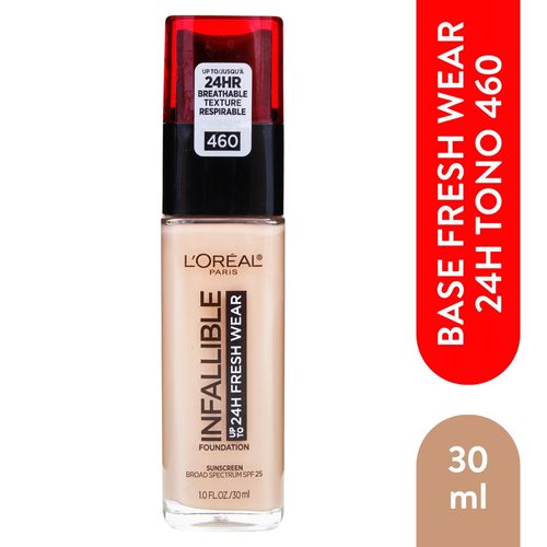 Base L'Oréal Paris Infalible 24H Fresh Wear Natural Buff - 30ml