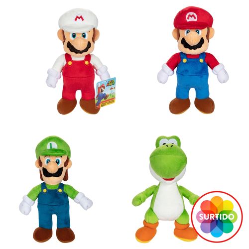 Peluche figuras Nintendo Super Mario Bros -9 pulgadas