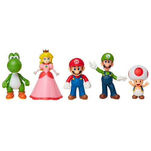 Nintendo 2 5 Figuras 5pk Mario Y Amigos