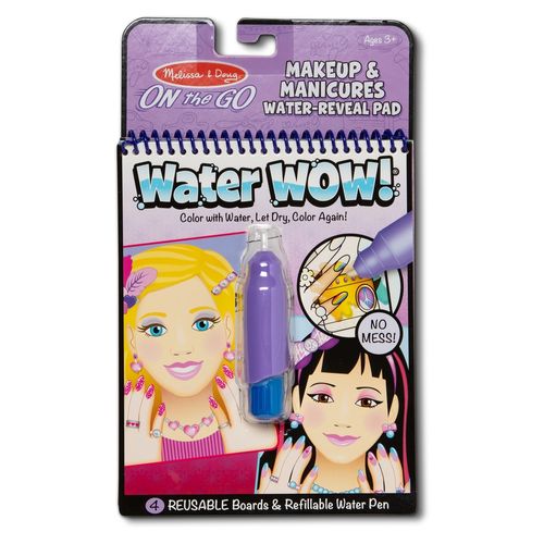 Libro Melissa Doug Maqullaje y uñas Water Wow