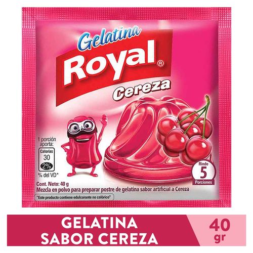 Gelatina Royal Sabor Cereza - 40g