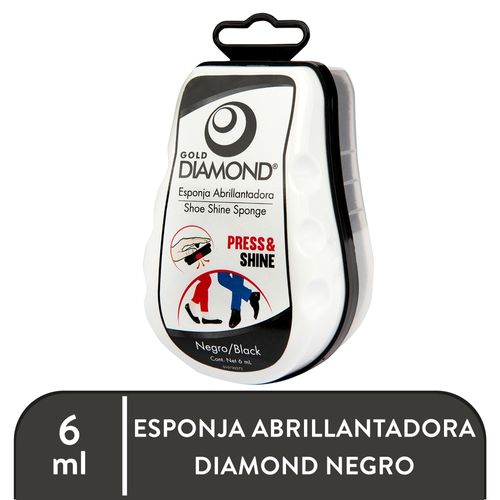 Esponja Diamond Abrtillantador Negro - 6Ml