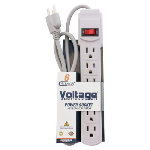 Regleta Electrica Voltage Negra