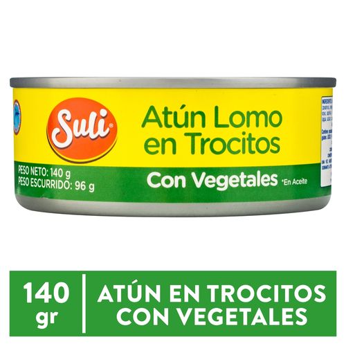 Atun Suli Trocitos Con Vegetales 140 Gr