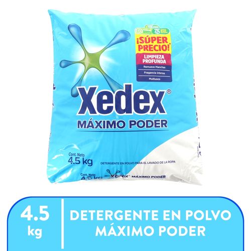 Detergente En Polvo Xedex Maximo Poder - 4500 g