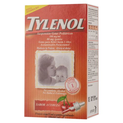 Tylenol Susp Gotas Cereza 15 Ml