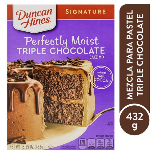 Mezcla Pastel Dhines Triple Chocol 432Gr