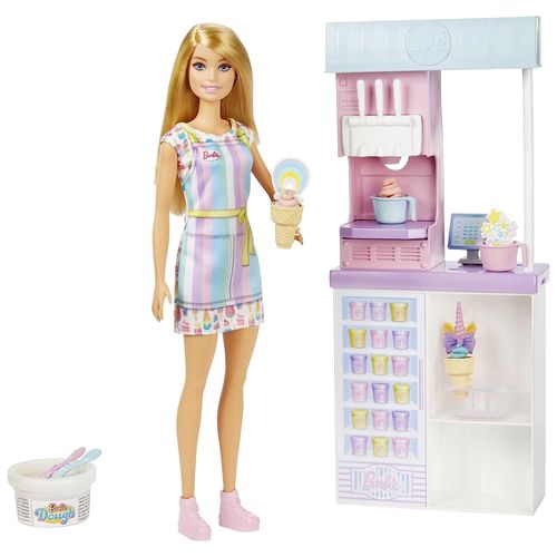 Set Barbie Heladeria con Muñeca