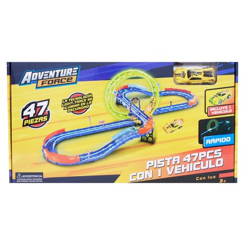 Pista Loops Adventure Force con vehículo -47 pzas