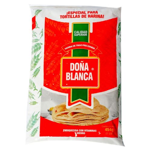 Harina Dona Blanca Esp Tortillas 454Gramos