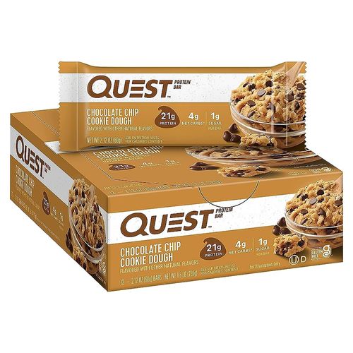 Barra De Proteina Quest Choco Chips GNC