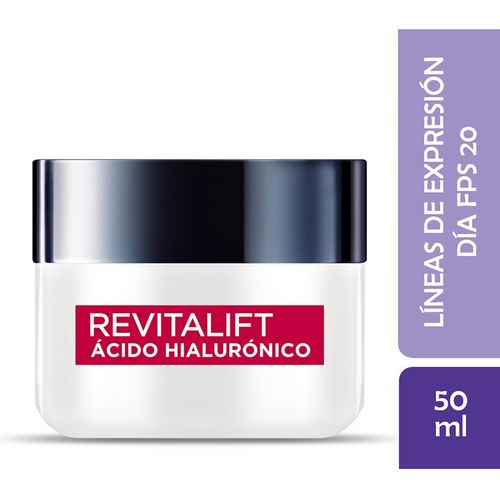 Crema Dia Hidratante L'Oréal París Revitalift Acido Hialurónico - 50ml