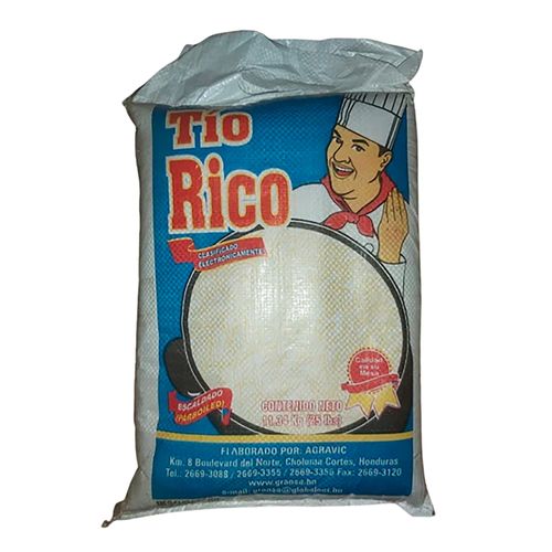 Arroz Tio Rico Escaldado Saco 25 Lb