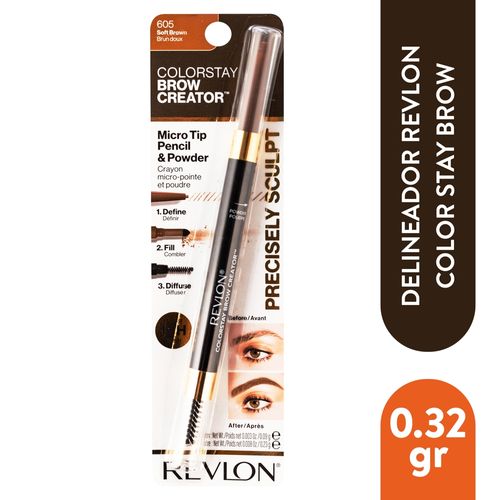 Delineador Cejas Revlon Cs Soft Brown