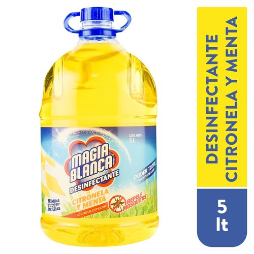 Desinfectante Magia Blanca citronela - 5000 ml