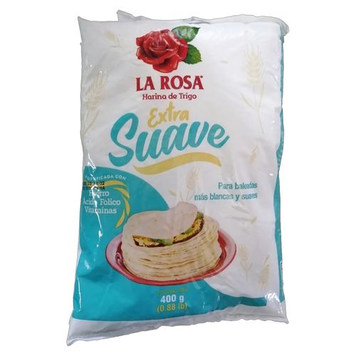 Harina De Trigo La Rosa Extra Suave400gr