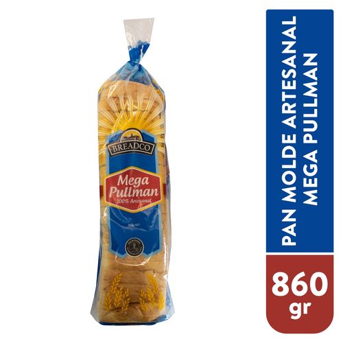 Pan Breadco de Molde Mega Pullman 860gr