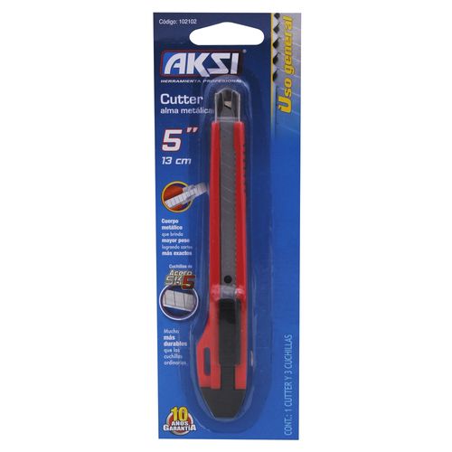 Cutter Alma Metalica De 5 Blister