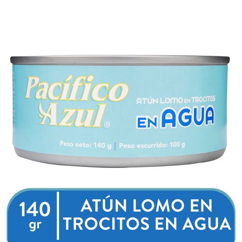 Atun Pacifico Azul Trocitos En Agua 140gr