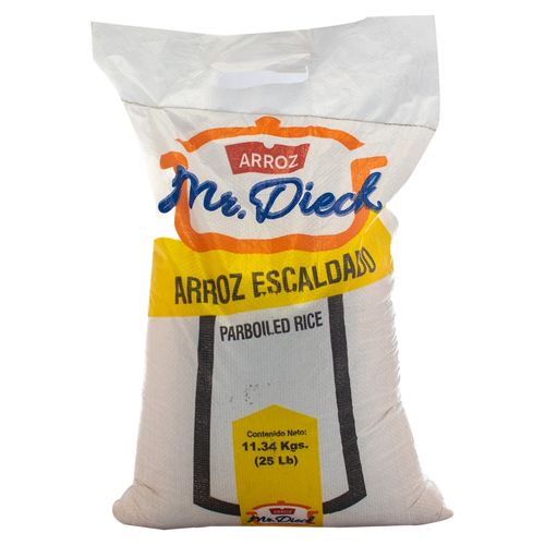 Arroz Mr. Dieck Escaldado Saquito 25lb