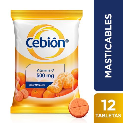 Cebion Sabor Mandarina 500mg