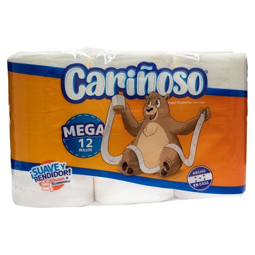 Papel Higienico Carex Cariñoso Mega 360Hd 12R