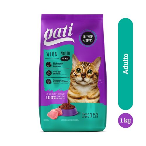 Alimento Gatos Gati Sabor Atun 1000Gr