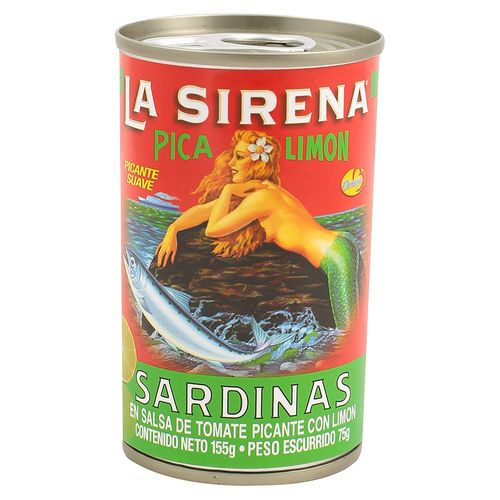 Sardinas Pica Limón en Salsa De Tomate -  155 g