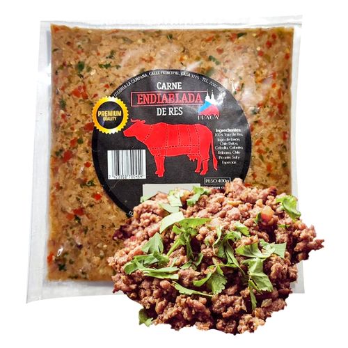 Carne Endiablada Praga Fres Paq 400G Und