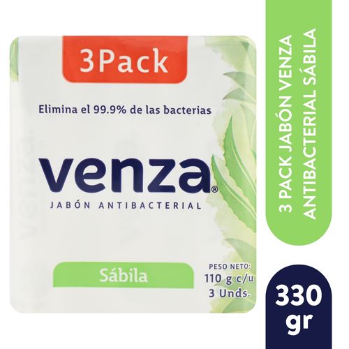 Jabon De Tocador Venza Savila 3Pk 330Gr