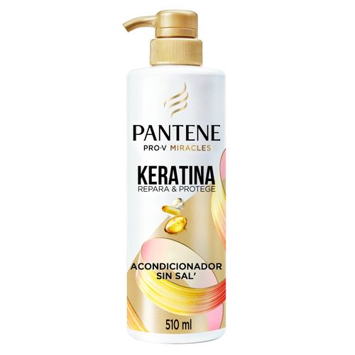 Acondicionador Reparador Pantene Pro-V Miracles Keratina Repara y Protege - 510 ml