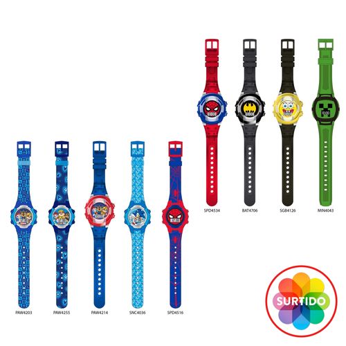 Reloj Sonic parpadeante Surtido