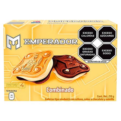 Galleta Emperador Vainilla Pack 218gr