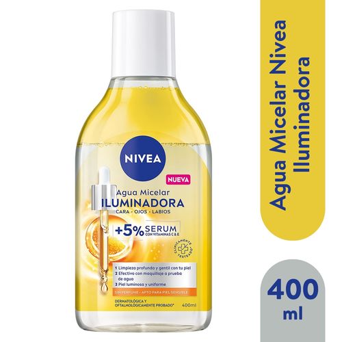 Agua Micelar Nivea Iluminadora 400 Ml