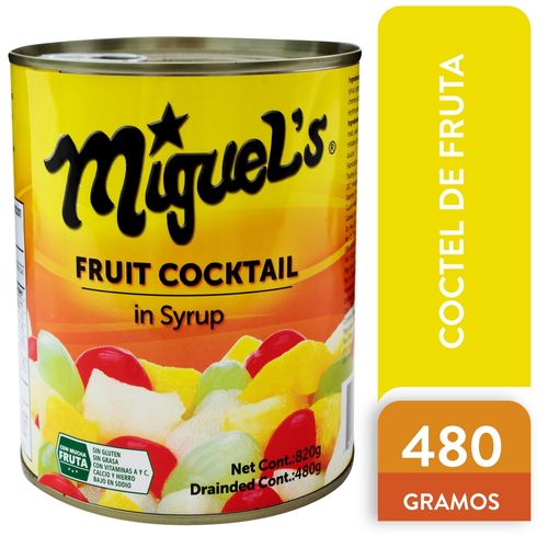 Coctel Miguels De Frutas 820gr