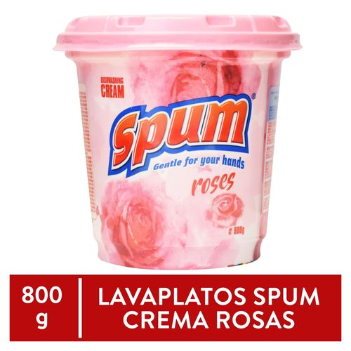 Lavaplatos Spum Crema Rosas - 800 g
